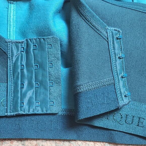 Cacique Lane Bryant 42D Dark Green Lace Unlined Full Coverage Wireless Bra - Picture 3 of 6